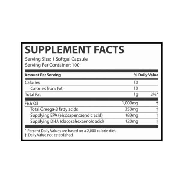 Muscle Rulz OMEGA-3 Fish Oil - Image 2