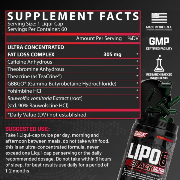 Lipo 6 black Ultra Concentrate - Image 4